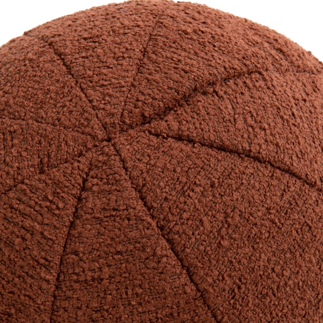XOOON Timeless Scott kussen dia 25cm in de kleur Koper - COCOmaison^ Woonaccessoires