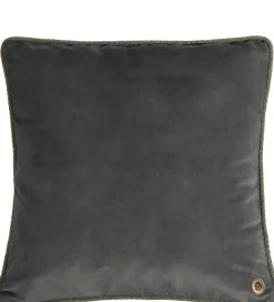 XOOON Timeless Sean kussen 60x60cm in de kleur Olijf - COCOmaison^ Woonaccessoires