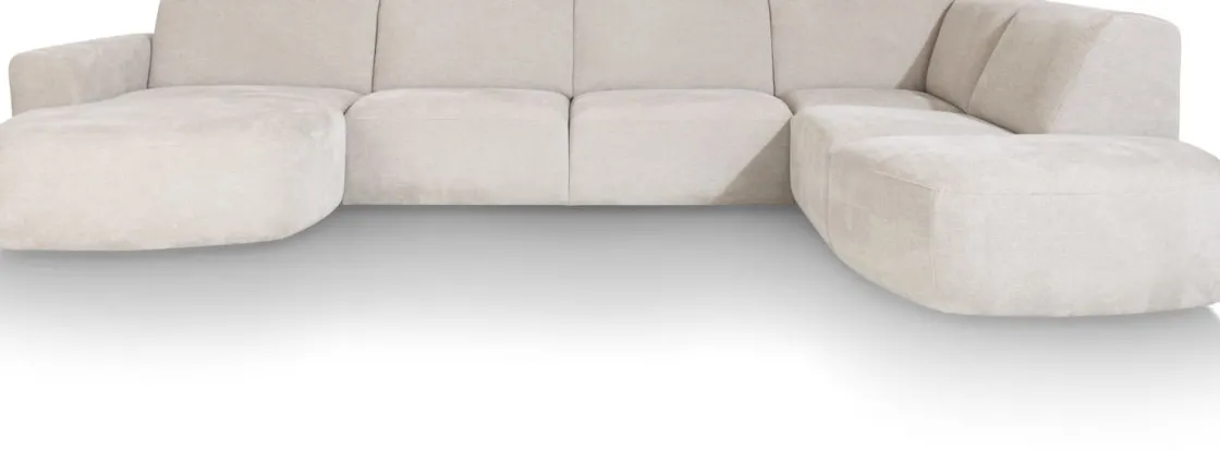 XOOON Tineo, Longchair links - 2,5 zits zonder armen - ottomane groot rechts^ Tineo|Tineo