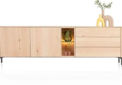 XOOON Trenton dressoir 240 cm - 2-deuren in de kleur Naturel -^ Dressoirs