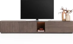 XOOON Trenton, Lowboard 270 cm. - 2-deuren + 2-laden + 1-niche - Clay^ Tv-Meubelen|Dressoirs