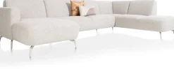 XOOON Twist, Longchair links - 2,5 zits zonder armen - ottomane rechts^ Twist