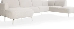 XOOON Twist, Longchair links - 2,5 zits zonder armen - ottomane rechts^ Twist