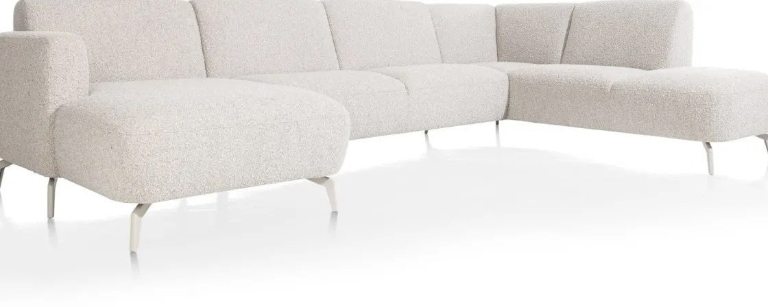 XOOON Twist, Longchair links - 2,5 zits zonder armen - ottomane rechts^ Twist