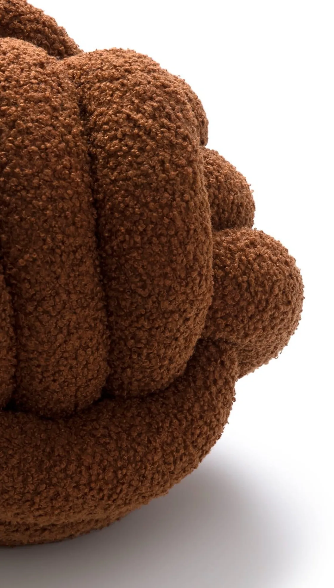 XOOON Twisted kussen (30x30cm) in de kleur Naturel - COCOmaison^ Woonaccessoires