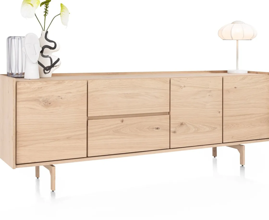 XOOON Valgard dressoir 230 cm - 3-deuren + 2-laden -^ Dressoirs