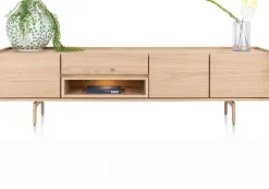 XOOON Valgard lowboard 190 cm - 3-deuren (+ LED) -^ Tv-Meubelen|Dressoirs
