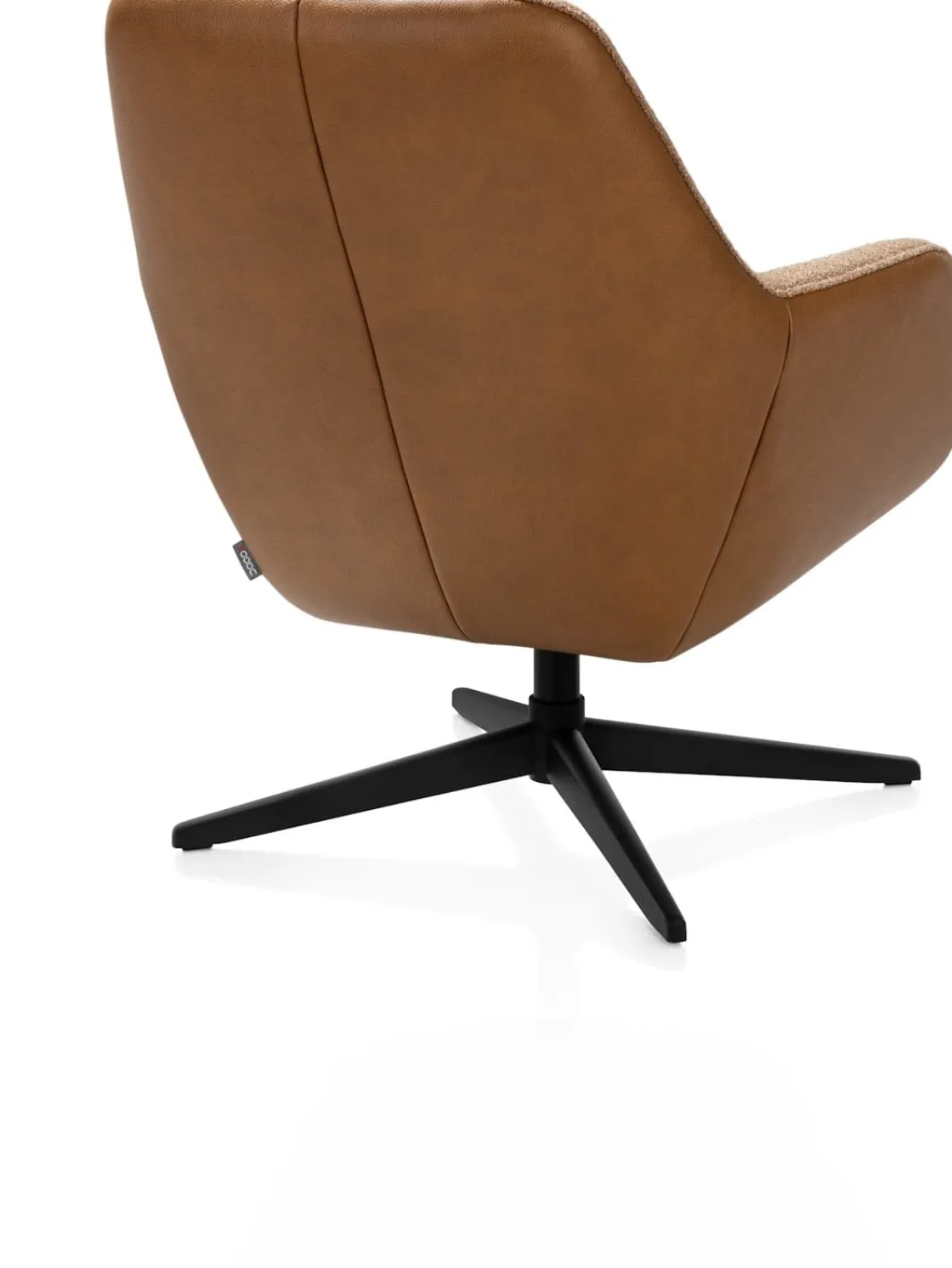 XOOON VERNON fauteuil met draaifunctie - lage rug -^ Leren Fauteuils|Stoffen Fauteuils