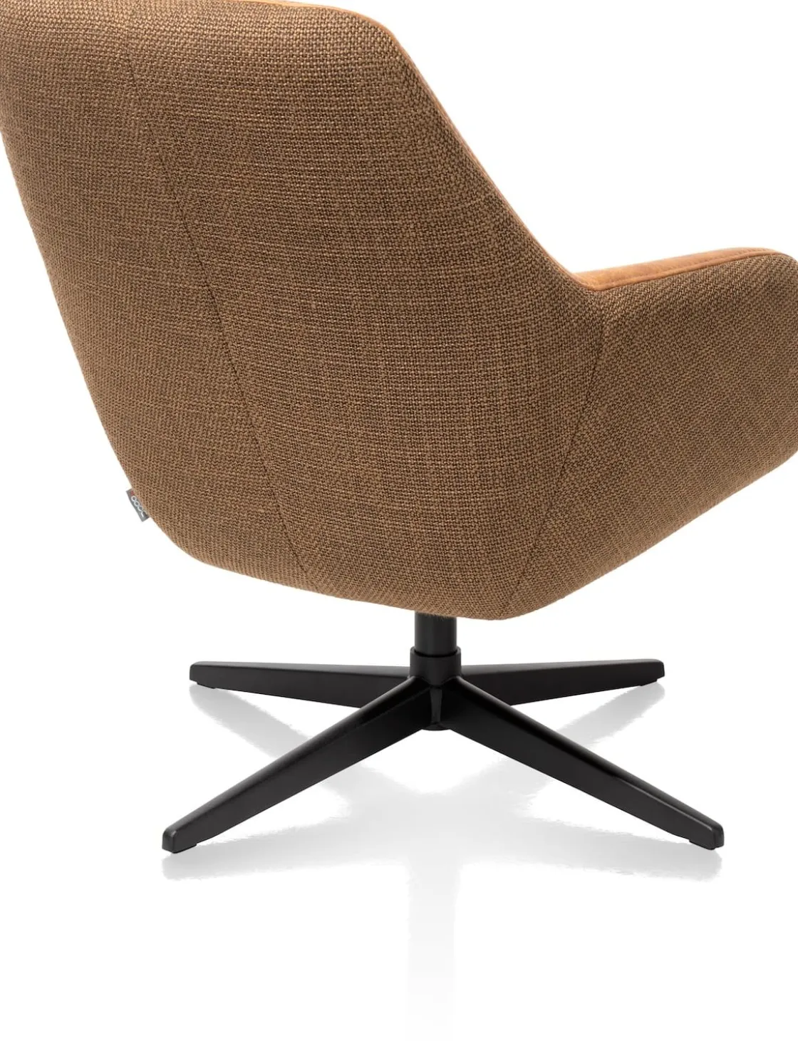 XOOON VERNON fauteuil met draaifunctie - lage rug -^ Leren Fauteuils|Stoffen Fauteuils
