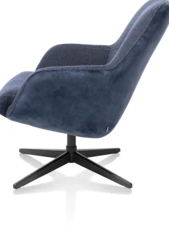 XOOON VERNON fauteuil met draaifunctie - lage rug -^ Leren Fauteuils|Stoffen Fauteuils