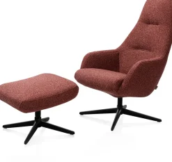 XOOON VERNON fauteuil met draaifunctie - hoge rug -^ Leren Fauteuils|Stoffen Fauteuils