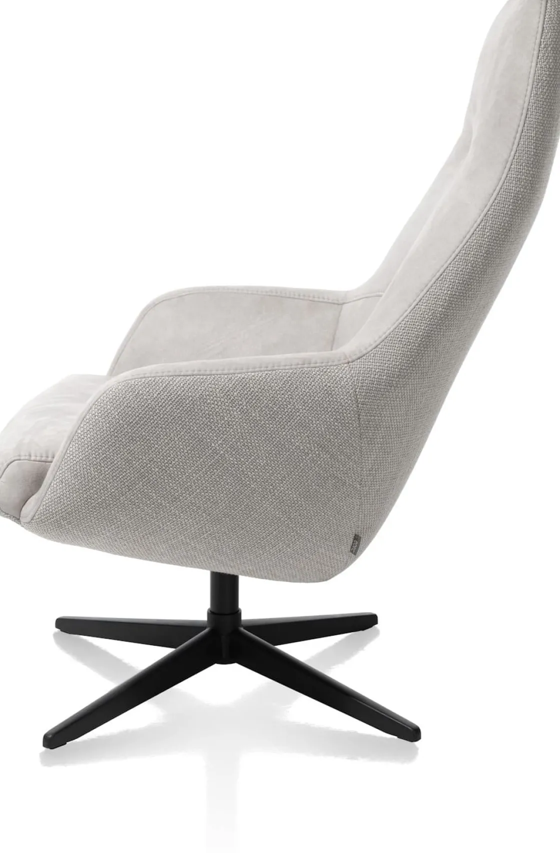 XOOON VERNON fauteuil met draaifunctie - hoge rug -^ Leren Fauteuils|Stoffen Fauteuils