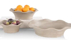 XOOON Wave schaal D25cm in de kleur Beige - COCOmaison^ Woonaccessoires
