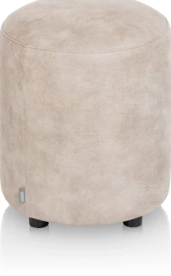 XOOON ZACH poef rond 42 cm - hoogte 50 cm |^ Poef/Hockers