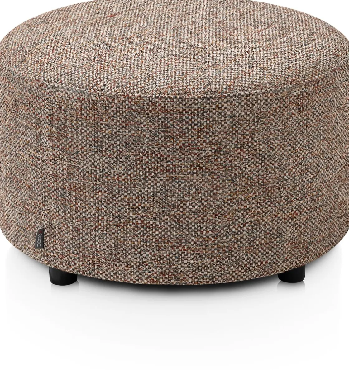XOOON ZACH poef rond 65 cm - hoogte 40 cm |^ Poef/Hockers