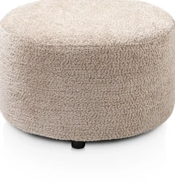 XOOON ZACH poef rond 65 cm - hoogte 40 cm |^ Poef/Hockers