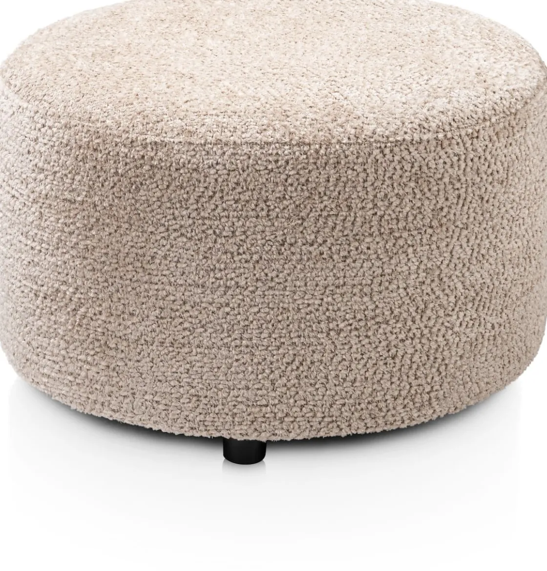 XOOON ZACH poef rond 65 cm - hoogte 40 cm |^ Poef/Hockers