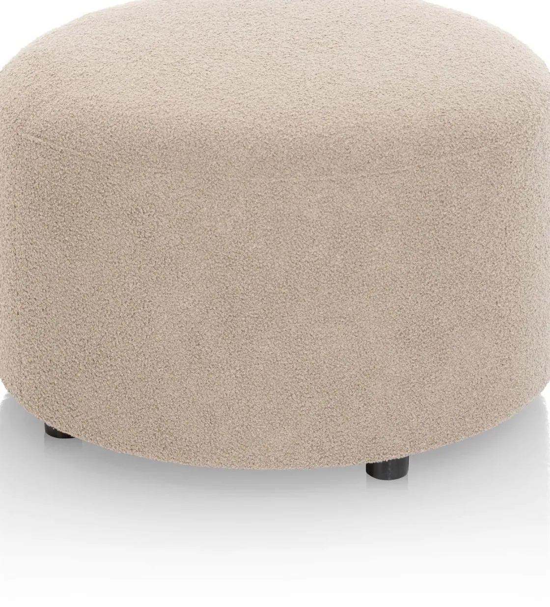 XOOON ZACH poef rond 65 cm - hoogte 40 cm |^ Poef/Hockers