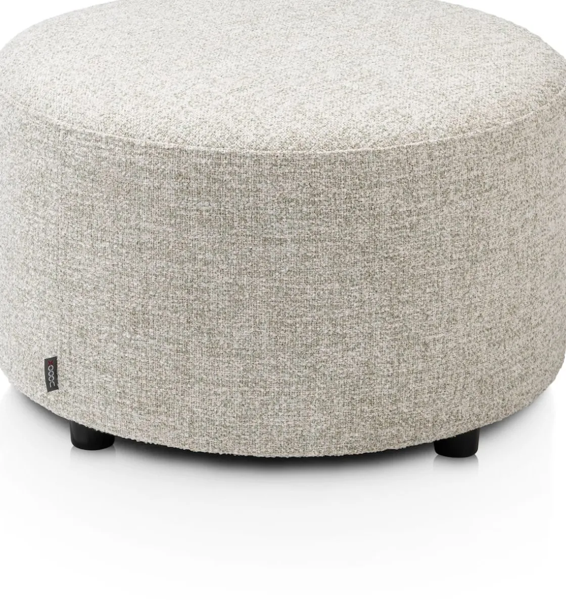 XOOON ZACH poef rond 65 cm - hoogte 40 cm |^ Poef/Hockers