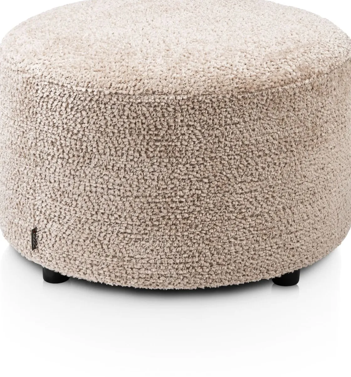 XOOON ZACH poef rond 65 cm - hoogte 40 cm |^ Poef/Hockers