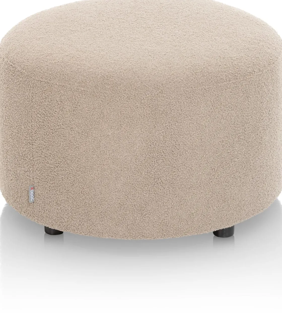 XOOON ZACH poef rond 65 cm - hoogte 40 cm |^ Poef/Hockers