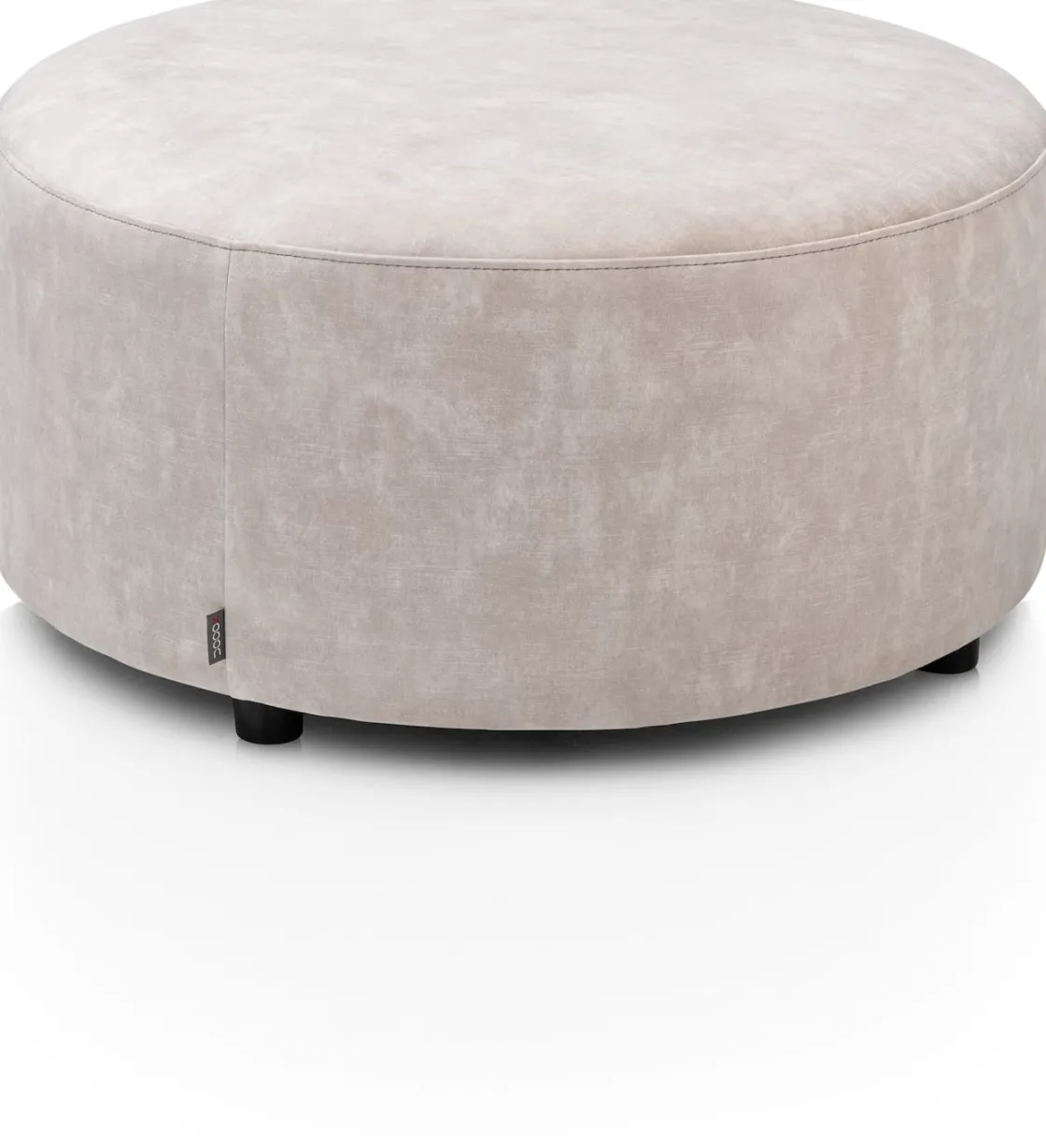 XOOON ZACH poef rond 80 cm - hoogte 40 cm |^ Poef/Hockers