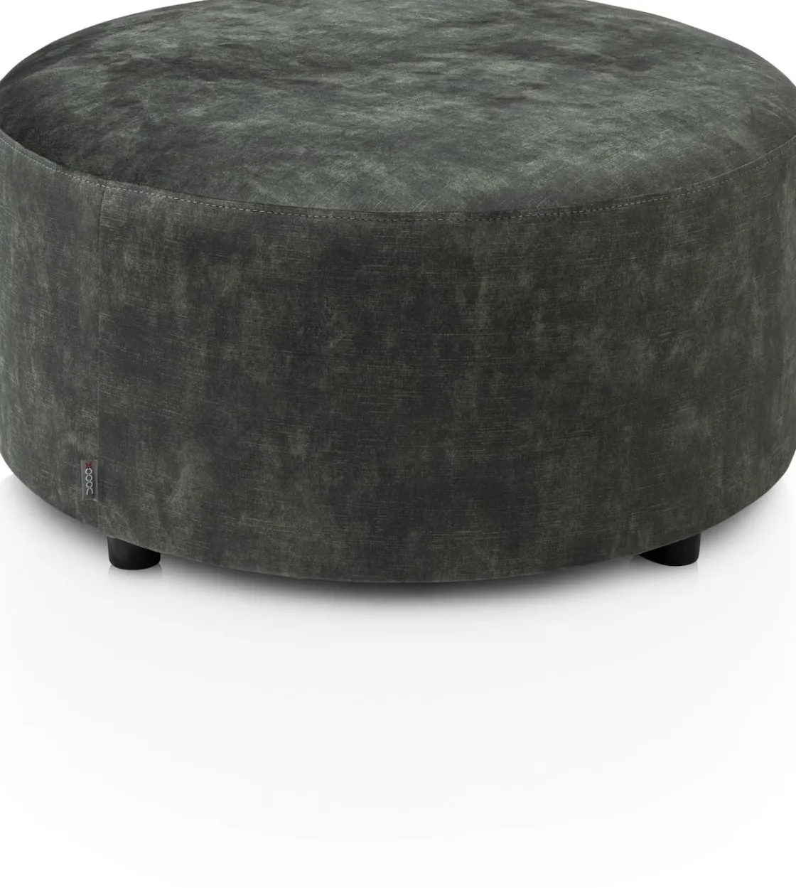 XOOON ZACH poef rond 80 cm - hoogte 40 cm |^ Poef/Hockers