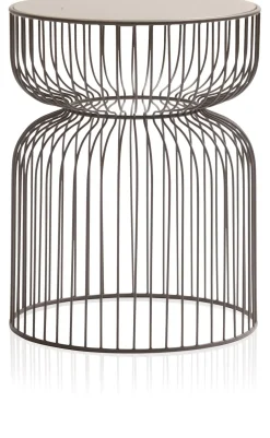 XOOON Zina bijzettafel (H45cm) in de kleur Taupe - COCOmaison^ Woonaccessoires|Bijzettafels