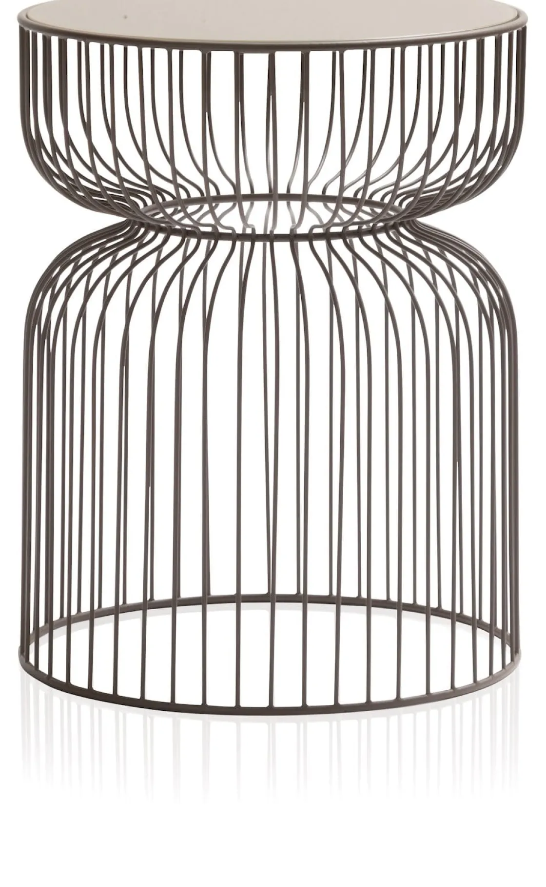 XOOON Zina bijzettafel (H45cm) in de kleur Taupe - COCOmaison^ Woonaccessoires|Bijzettafels